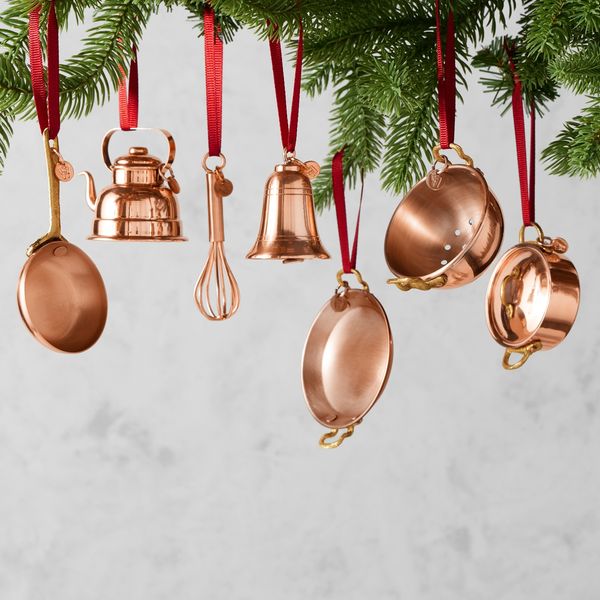 Williams Sonoma Copper Kitchen Ornaments