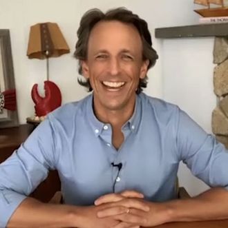 Dear Seth Meyers We Are Begging You to Not Cut Your Hair