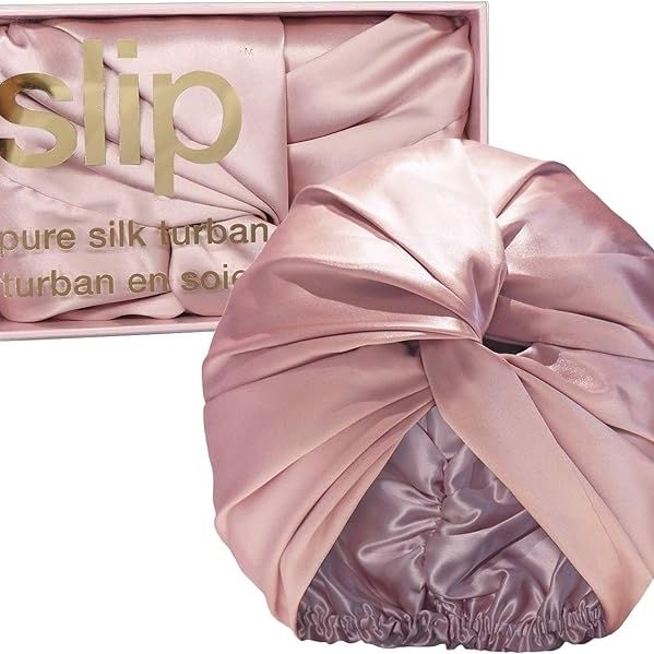 Slip Pure Silk Turban - Pink