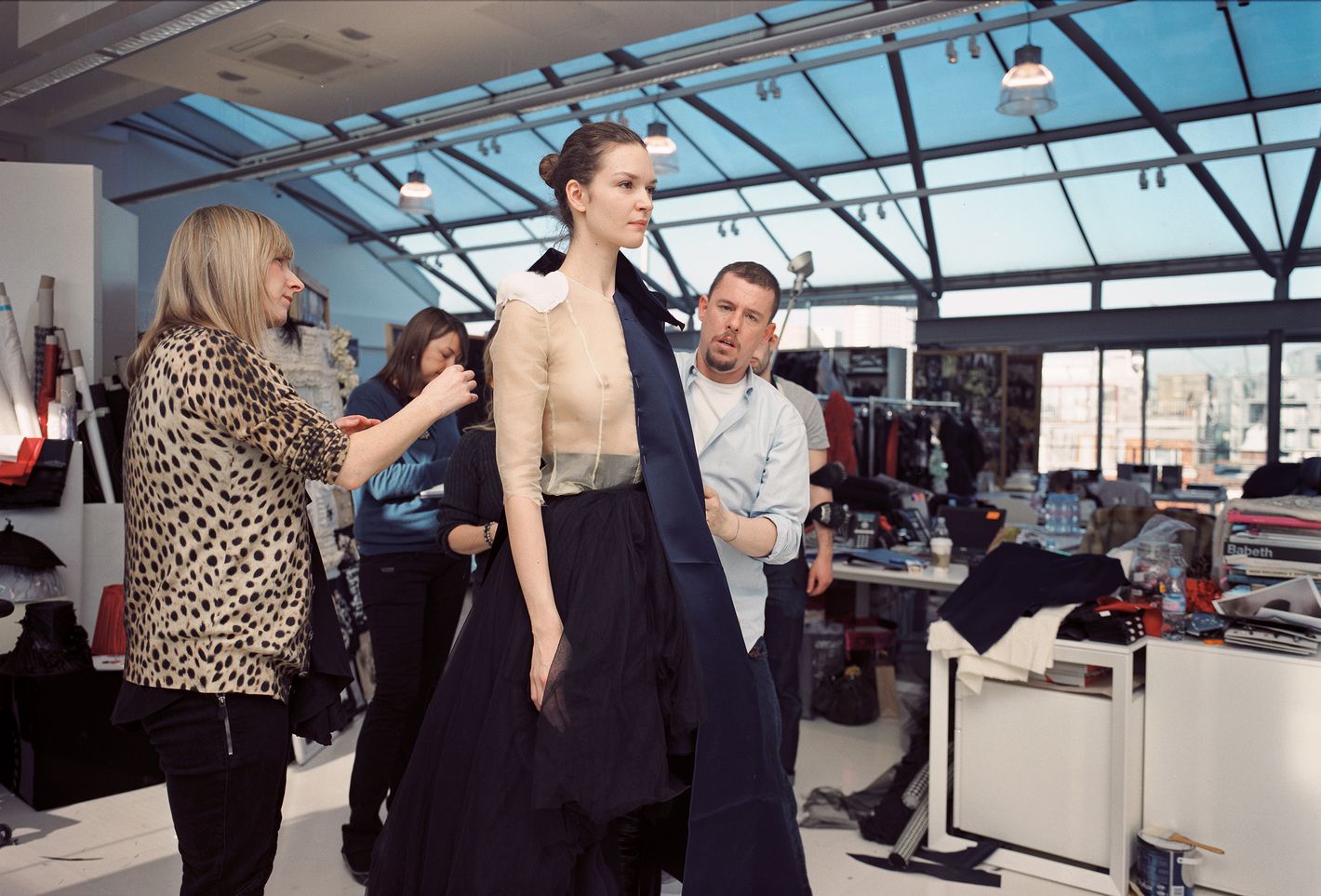 Behind the scenes at the V&A's Alexander McQueen show, Alexander McQueen