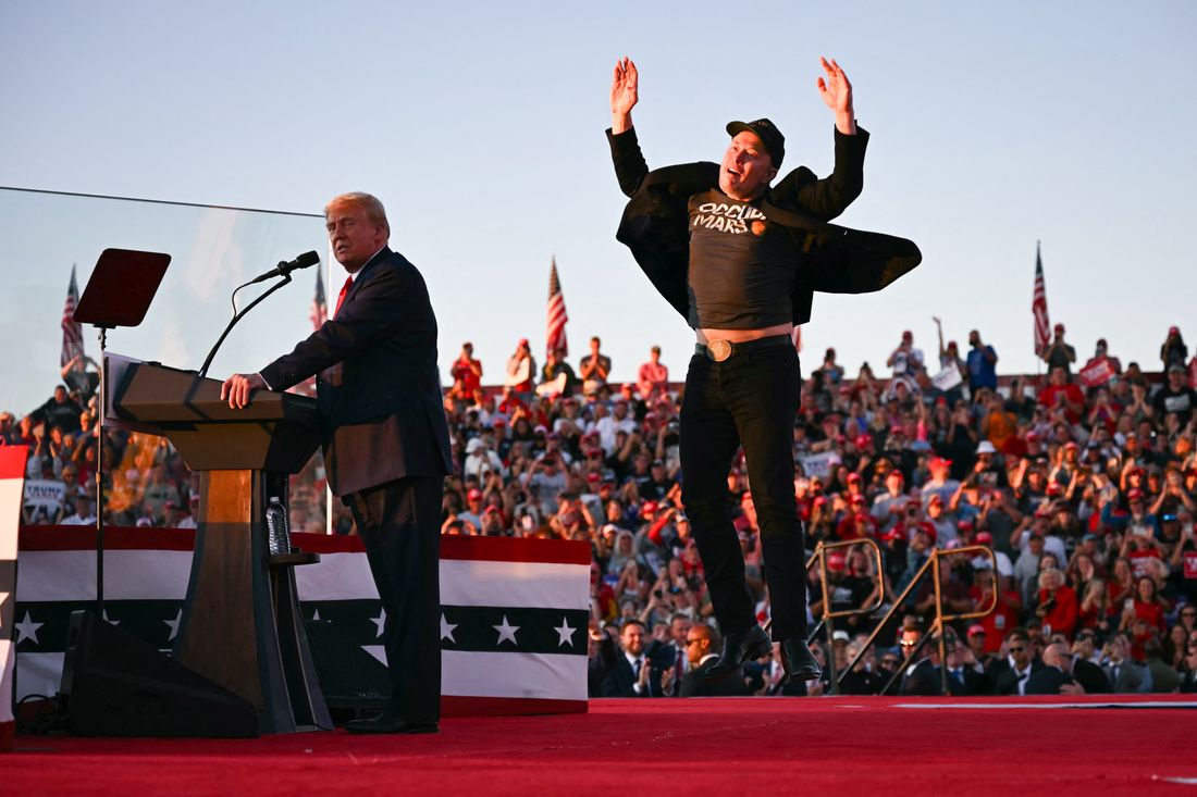 Elon Musk Jumped for Trump at Butler Rally