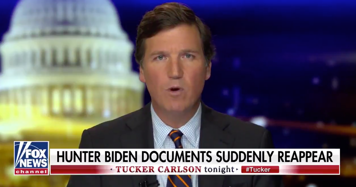 Why Did Tucker Carlson Mail Flash Drive of Hunter Biden Docs