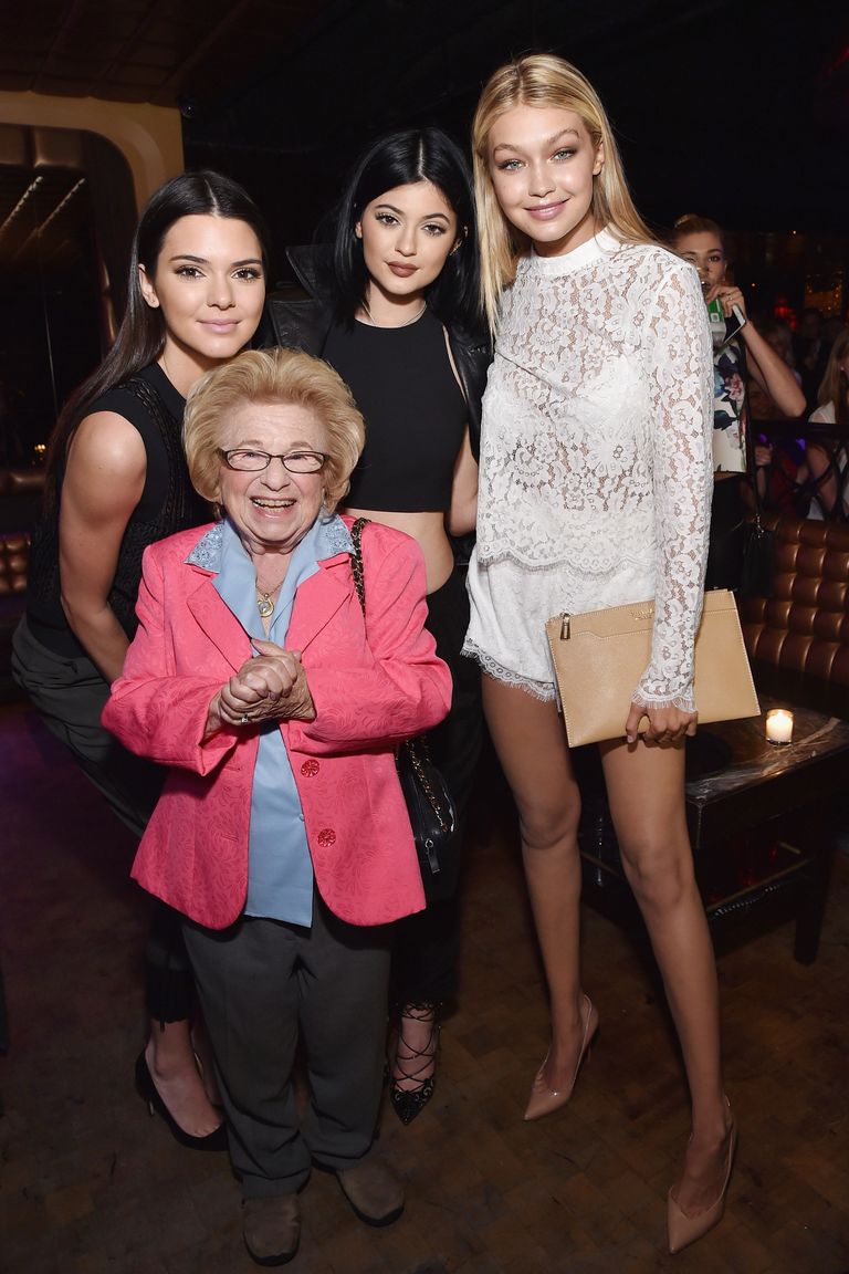 Kendall and Kylie Jenner Partied With Dr. Ruth