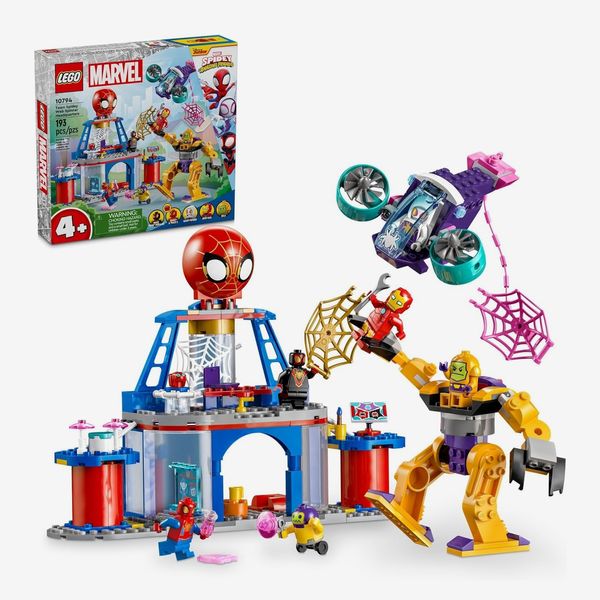 LEGO Marvel Team Spidey Web Spinner Headquarters Building Toy