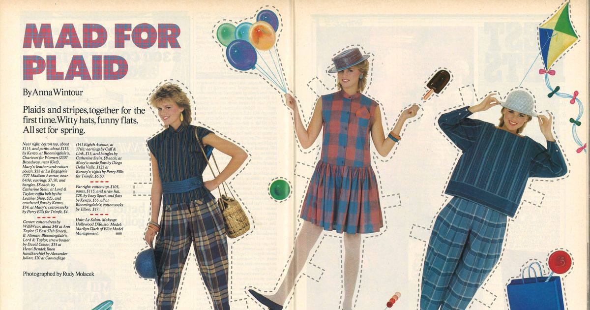 Anna Wintour at New York: '80s High Fashion
