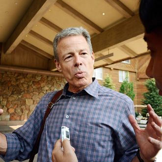 Jeff Bewkes, Chairman of the Board and CEO of Time Warner Inc., arrives for the Allen & Company Sun Valley Conference on July 10, 2012 in Sun Valley, Idaho. Warren Buffett, Bill Gates and Mark Zuckerberg have been invited to attend the conference which begins Tuesday.