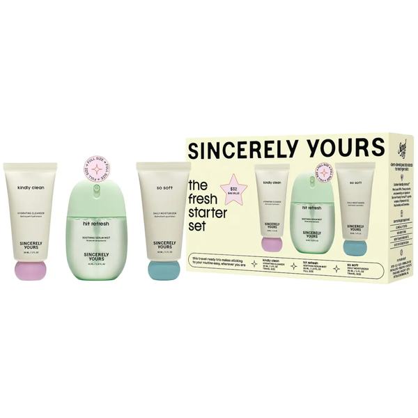 Sincerely Yours Fresh Starter 3 Piece Skincare Set