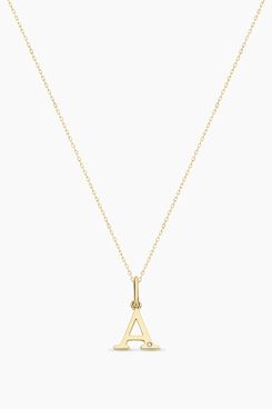 Gorjana Diamond Vintage Alphabet Charm Necklace