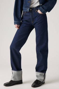 Levi’s 501 ’90s Cuffed Relaxed Straight-Leg Selvedge Jeans