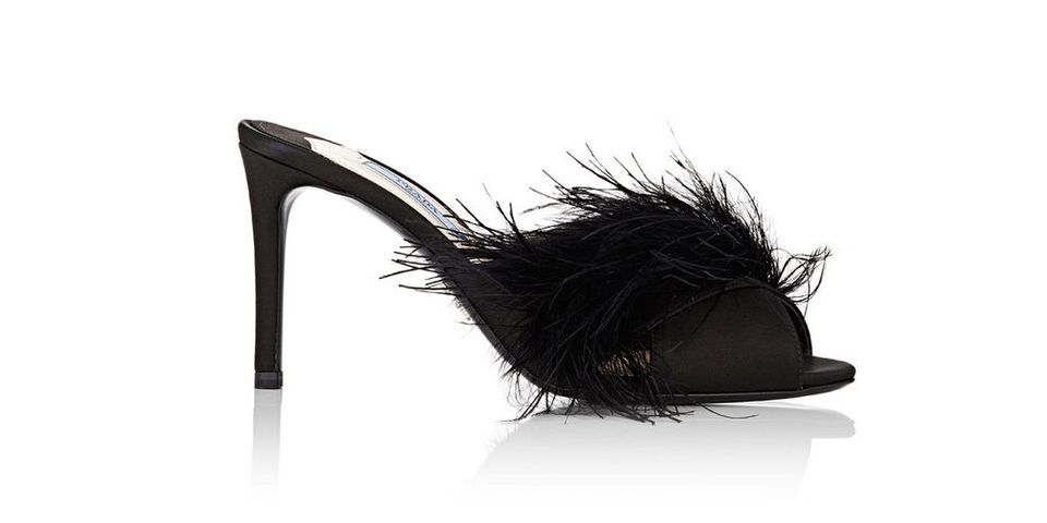 How to Wear Prada's Feather Trend