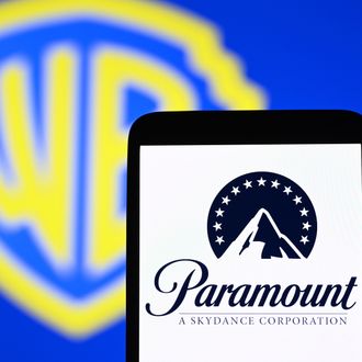 In this photo illustration, a Paramount Skydance Corporation