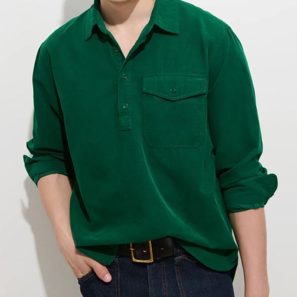 Alex Mill Carter Popover In Fine Wale Corduroy