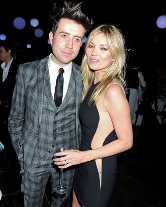 Nick Grimshaw and Kate Moss.