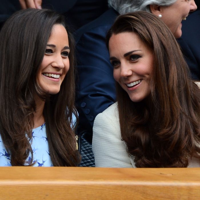 Pippa and Kate Middleton.