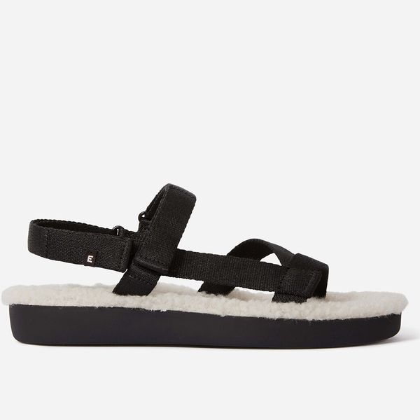 Everlane The Renew Teddy Sport Sandal - Black