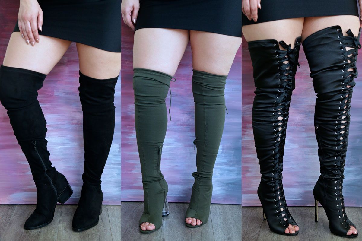 best over the knee boots for thick legs