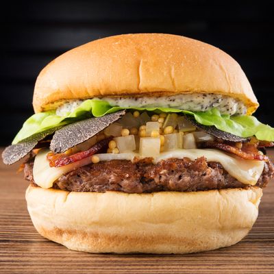 Daniel Humm's ­limited-edition Shake Shack burger.