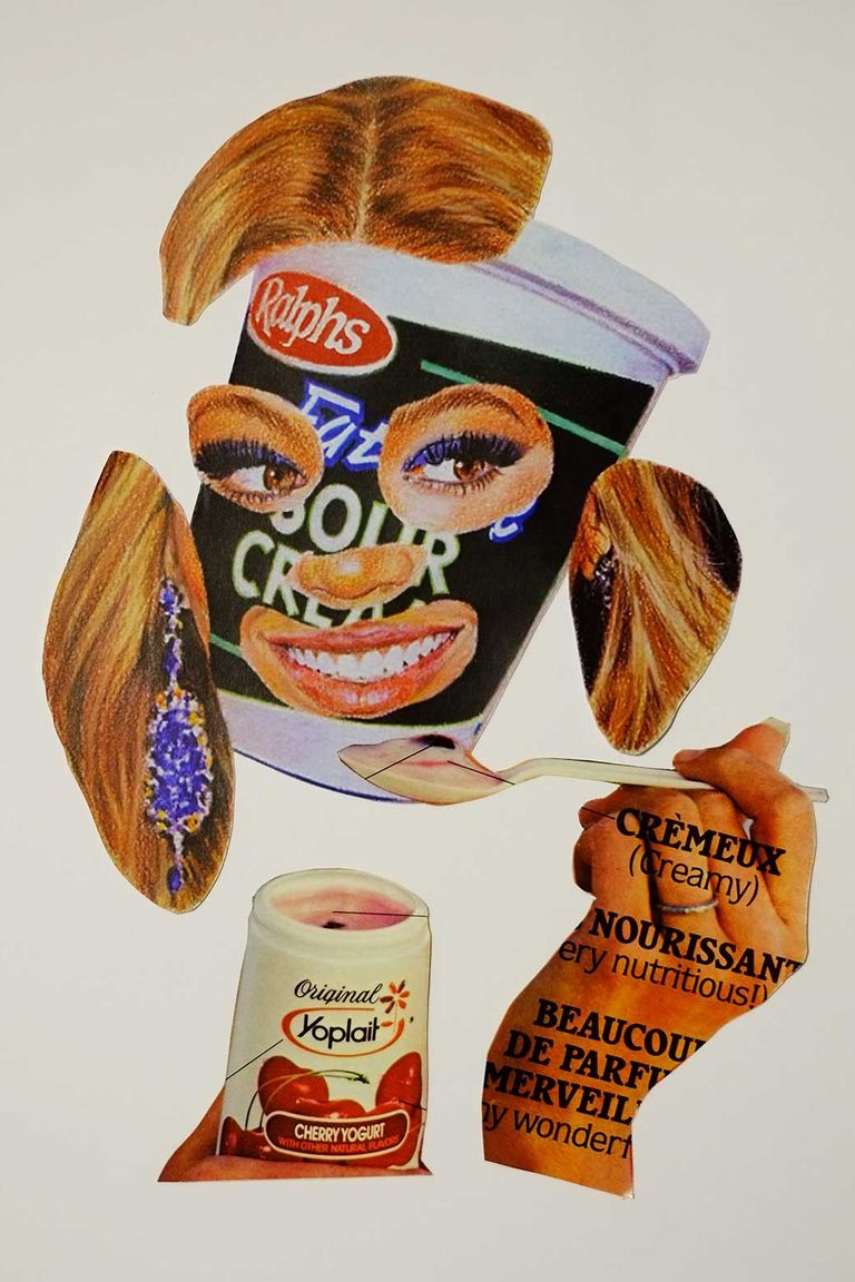 Eric Yahnker. Collage.