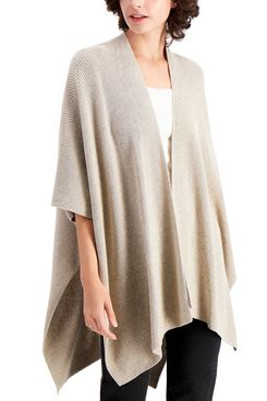 Eileen Fisher Organic-Cotton Serape Sweater
