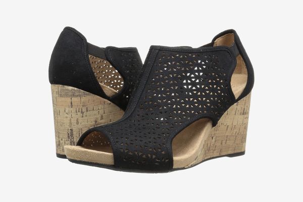 Ladies Small Feet Peep Toe Wedge Shoes SS77 - AstarShoes