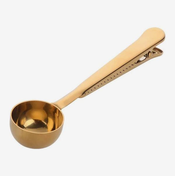 Stainless Steel Coffee Measuring Scoop with Bag Seal