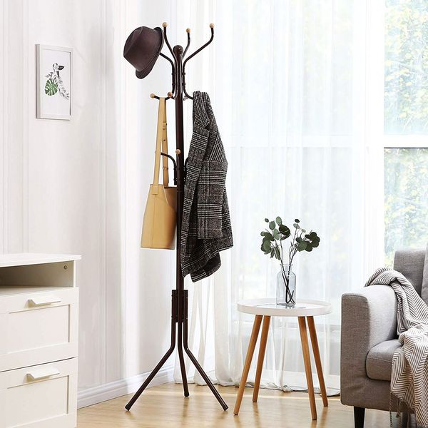 Songmics coat rack stand coat tree hall tree free standing industrial online style