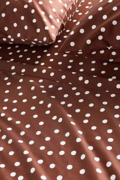 Anthropologie Maeve Organic Cotton Sateen Printed Sheet Set