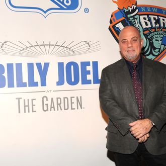 NEW YORK, NY - DECEMBER 03: Madison Square Garden announces Billy Joel as their first-ever music franchise and adds May 9th show with exclusive pre-sale for Citi customers at Madison Square Garden on December 3, 2013 in New York City. (Photo by Kevin Mazur/WireImage)