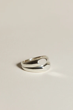 J.Hannah Duo Face Signet in Sterling Silver