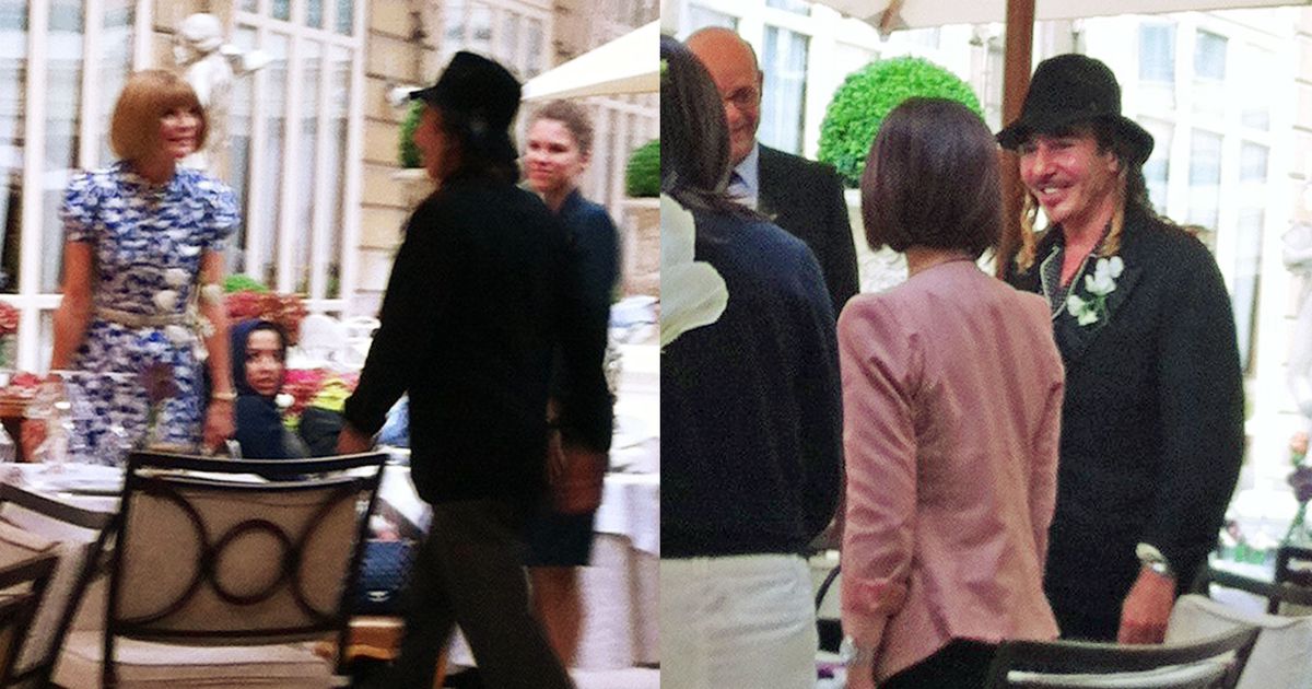 Anna Wintour Spotted at the Ritz in Paris With Someone Who Looks Like ...