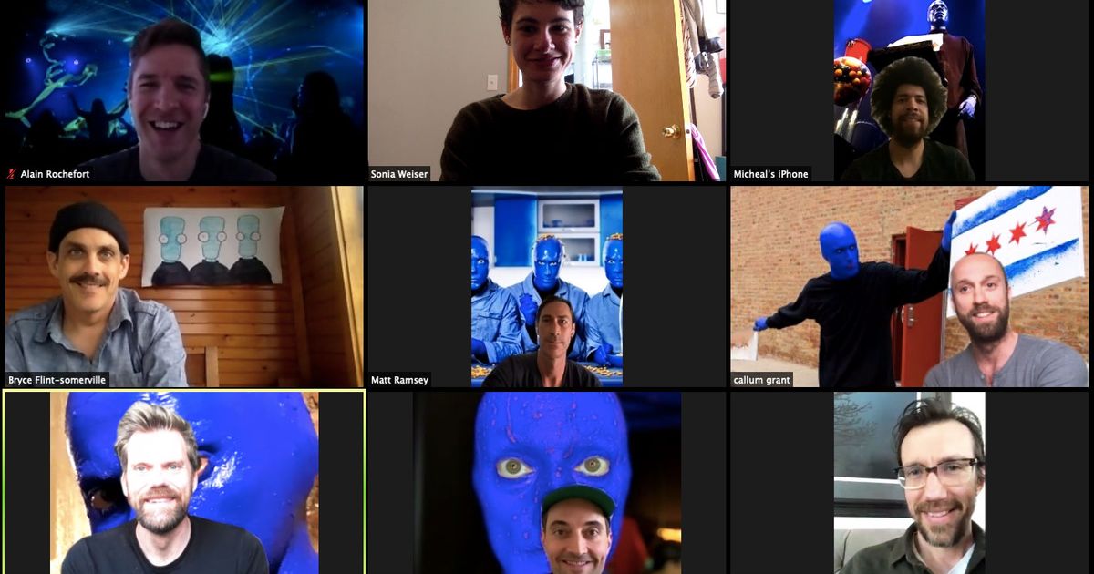 What Do the Blue Men Do When They’re Not in a Group?