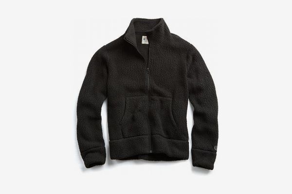 Polartec Full-Zip Jacket in Black