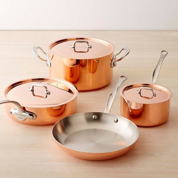 Mauviel Copper Triply Cookware Set