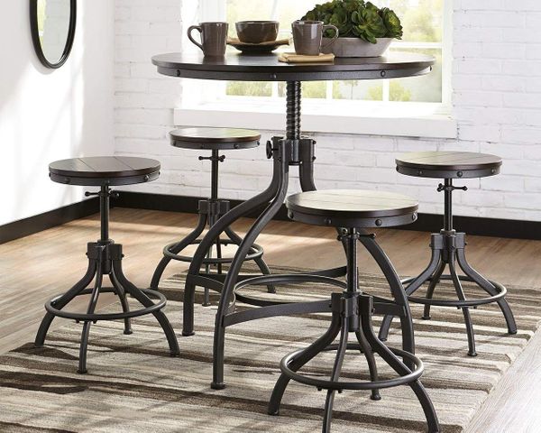 Ashley Furniture Signature Design Freimore Dining Room Table and Stools