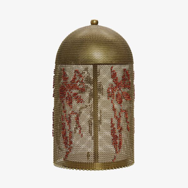 Wretched Flowers Chainmail Table Lamp