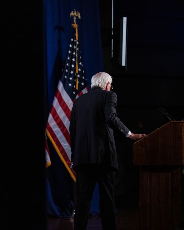 U.S. presidential candidate Sen. Bernie Sanders delivers a speech on his Medicare for All plan, calling for no premiums, no co-pays, and no deductibles. Sanders speech was delivered at the Jack Morton Auditorium in Washington, D.C., on Wednesday, July 17, 2019. (Photo by Cheriss May/NurPhoto via Getty Images)