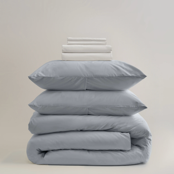 Quince Classic Organic Percale Deluxe Bedding Bundle - Full/Queen