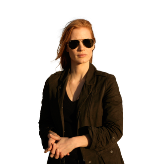 Stationed in a covert base overseas, Jessica Chastain plays a member of the elite team of spies and military operatives who secretly devoted themselves to finding Osama Bin Laden in Columbia Pictures' electrifying new thriller directed by Kathryn Bigelow, ZERO DARK THIRTY.