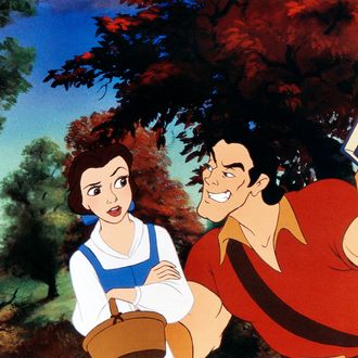 BEAUTY AND THE BEAST, from left: Belle, Gaston, 1991. �Buena Vista Pictures/courtesy Everett Collect