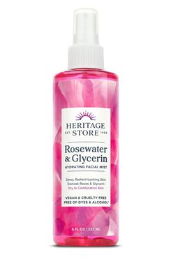 Heritage Store Rosewater & Glycerin Mist