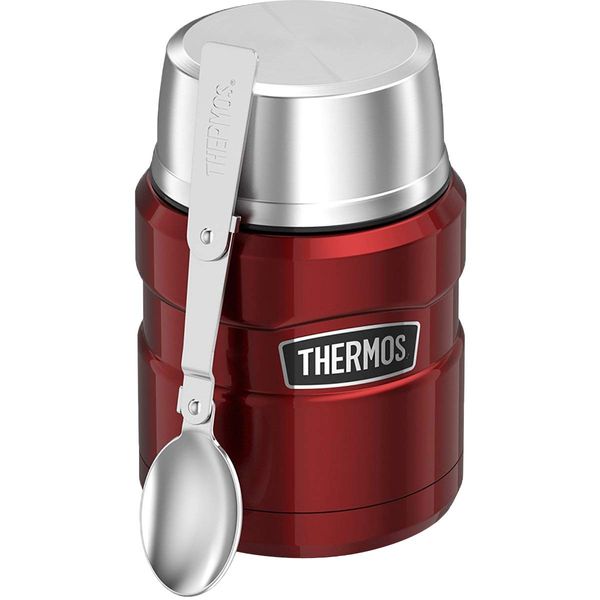 Thermos Stainless King 16 Ounce Food Jar with Folding Spoon