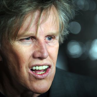 Actor Gary Busey arrives at the premiere of 