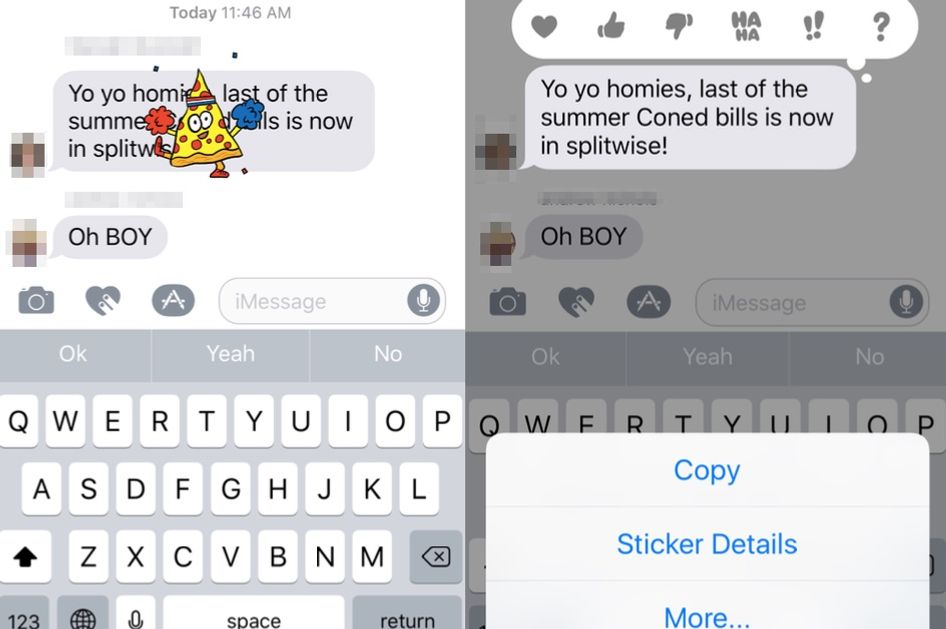 How to Delete iMessage Stickers in iOS 10