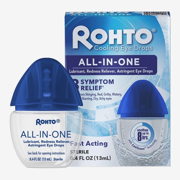 Rohto All-in-One Cooling and Redness Reliever Multi-Symptom-Relief Eye Drops