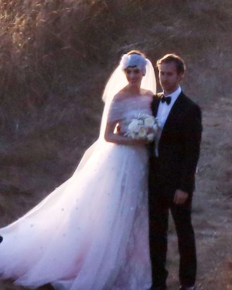 Anne Hathaway and Adam Shulman.