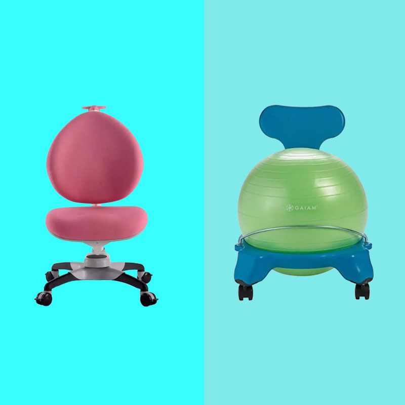 Bambo Princess Ergonomic Swivel Office Chair for girls.Kids desk chair with multicolored castors.Height 43,5-55cm 