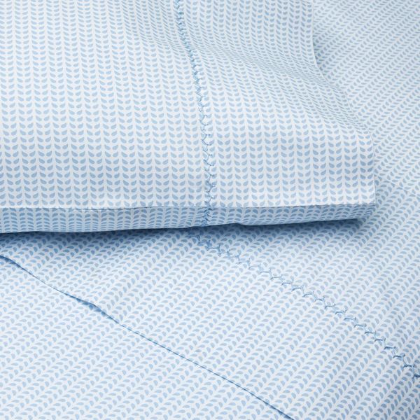 John Robshaw Cinde Light Indigo Organic Sheet Set
