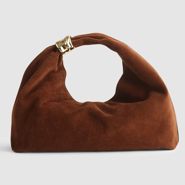 Madewell The Mini Pouch in Suede