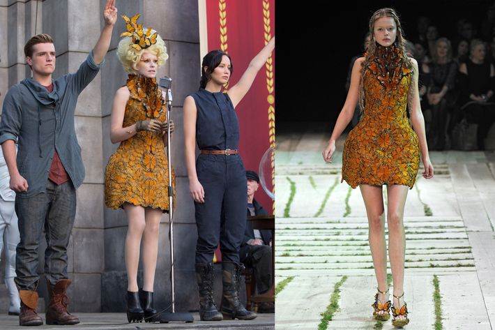 Hunger games 2024 burning dress