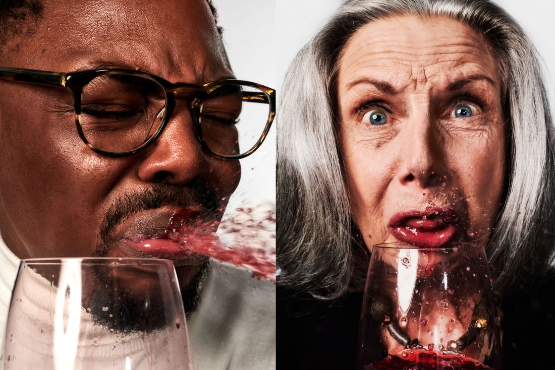 Toasting With Two Glasses Of Red Wine Photograph by Dual Dual - Fine Art  America